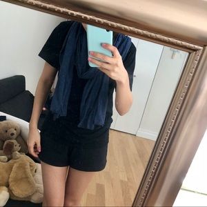 Zara navy scarf